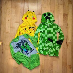 Bundle lot kids boy pajamas